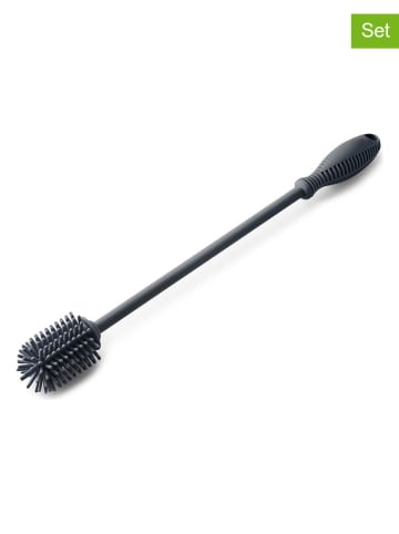 Ibili 2er-Set: Flaschenbürsten in Grau - (L)31 cm