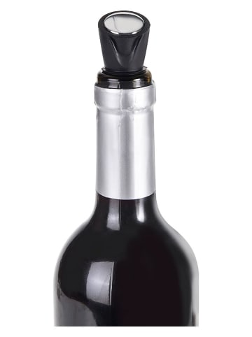 Ibili Zatyczki (4 szt.) w kolorze czarnym do wina