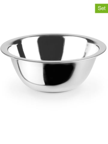 Ibili 3er-Set: Edelstahl-Rührschüsseln - Ø 16 cm