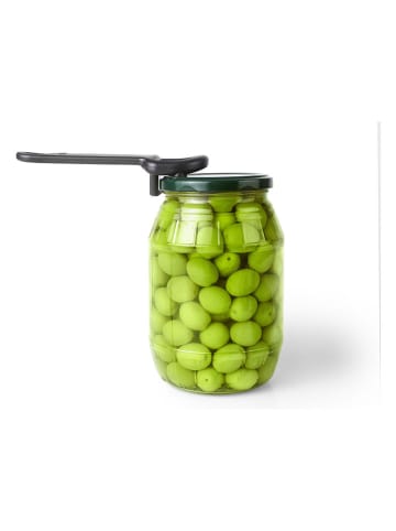 Ibili 2-delige set: glazen potopeners zwart - (L)14 cm