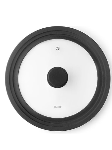 Ibili Szklana pokrywka w kolorze czarnym - Ø 24 cm