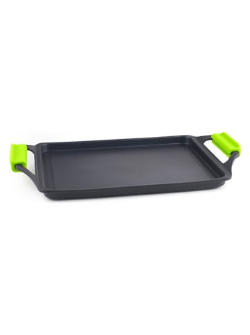 Ibili Grillplaat zwart/groen - (L)33 x (B)24 cm