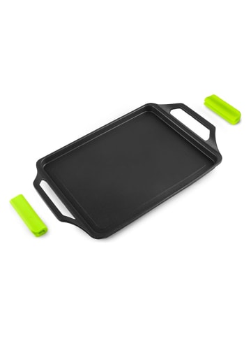 Ibili Grillplaat zwart/groen - (L)33 x (B)24 cm