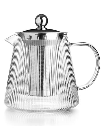 Ibili Dzbanek "Elegant" w kolorze srebrnym do herbaty - 1,2 l