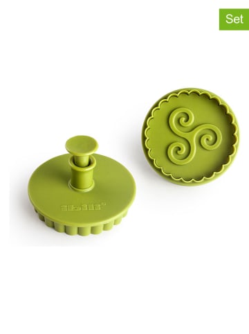 Ibili Wykrawacze (2 szt.) w kolorze zielonym - Ø 7,2 cm