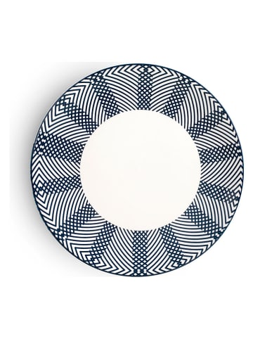 Ibili 18tlg. Tafelservice ''Salzburg'' in Schwarz/ Weiß