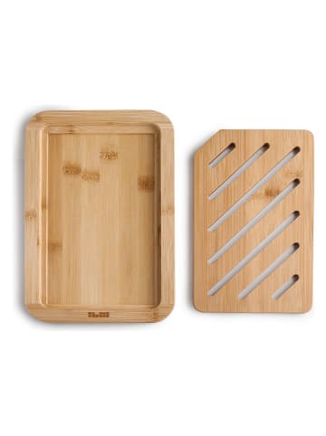 Ibili Broodsnijplank "Smart" lichtbruin - (L)27 x (B)18 cm