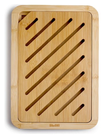 Ibili Deska "Smart" w kolorze jasnobrązowym do krojenia chleba - 33 x 22 cm