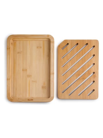 Ibili Broodsnijplank "Smart" lichtbruin - (L)33 x (B)22 cm