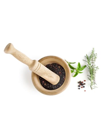 Ibili 2-częściowy zestaw w kolorze jasnobrązowym