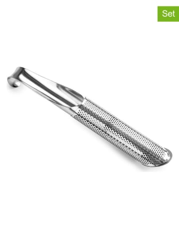 Ibili 2-delige set: roestvrijstalen theefilter - (L)7,5 cm
