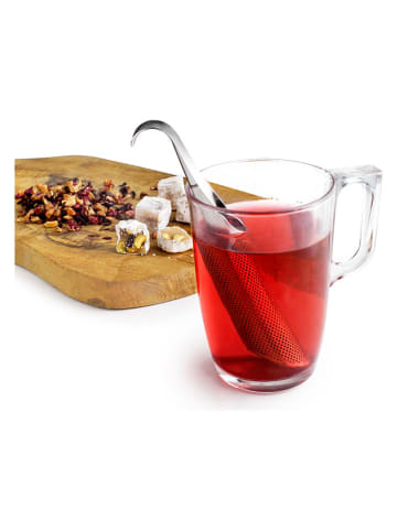 Ibili 2er-Set: Edelstahl-Teefilter - (L)7,5 cm