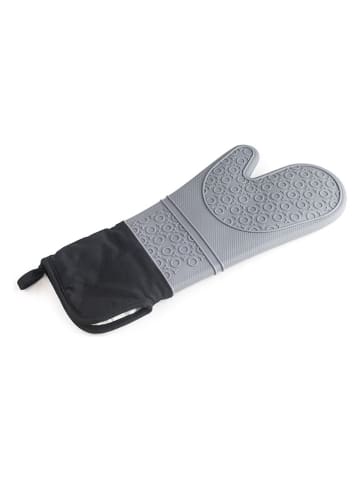 Ibili Silikon-Ofenhandschuh in Grau/ Schwarz - (L)41 x (B)18,5 cm