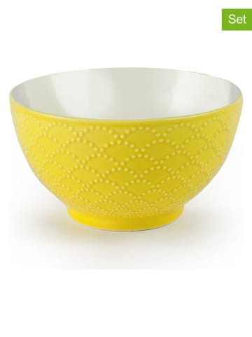 Ibili 2er-Set: Schalen "Averiro" in Gelb/ Weiß - 550 ml