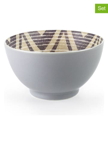 Ibili 2er-Set: Schalen "Elgon" in Grau/ Beige - 550 ml