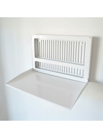 Smarto Metallico Składane biurko dziecięce w kolorze białym - 60 x 40 x 4 cm