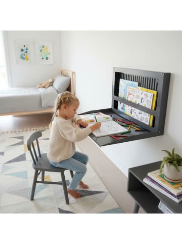 Smarto Metallico Kinderklapbureau antraciet - (B)60 x (H)40 x (D)4 cm