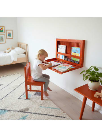 Smarto Metallico Kinderklapbureau oranje - (B)60 x (H)40 x (D)4 cm