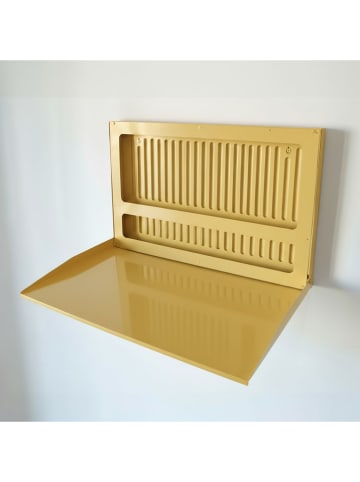 Smarto Metallico Kinderklapbureau geel - (B)60 x (H)40 x (D)4 cm