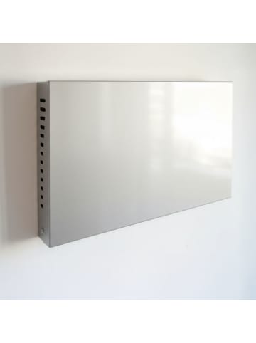 Smarto Metallico Składane biurko w kolorze szarym pod monitor - 68 x 43 x 8 cm
