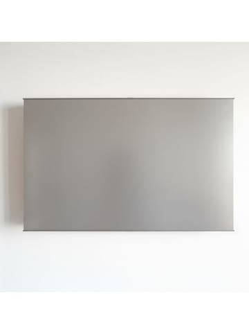 Smarto Metallico Monitorklapbureau grijs - (B)68 x (H)43 x (D)8 cm