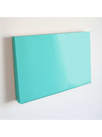 Smarto Metallico Laptopklapbureau turquoise - (B)68 x (H)43 x (D)4 cm