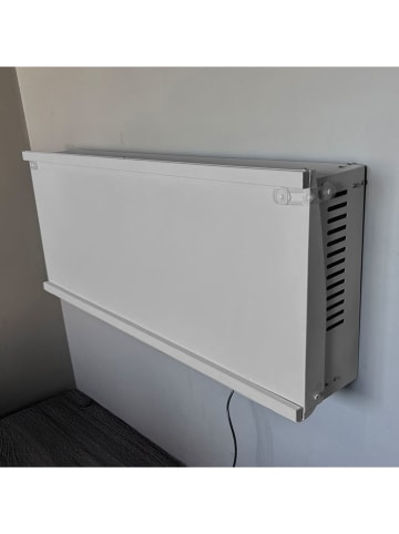 Smarto Metallico Monitor- & Laptop-Klappschreibtisch in Grau - (B)117 x (H)37 x (T)10 cm