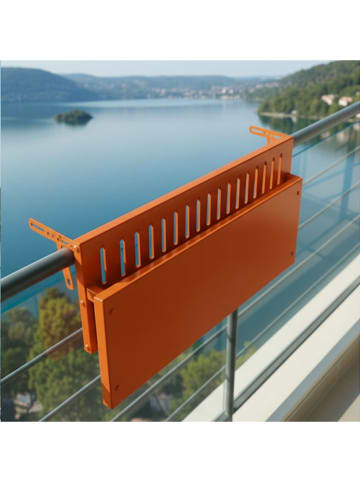 Smarto Metallico Balkon-Klapptisch in Orange - (L)31 x (B)81 cm