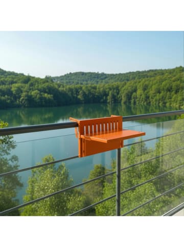 Smarto Metallico Balkonklaptafel oranje - (L)31 x (B)50 cm