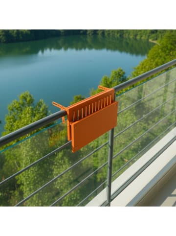 Smarto Metallico Balkonklaptafel oranje - (L)31 x (B)50 cm