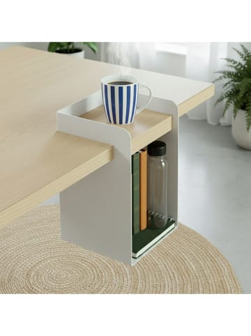 Smarto Metallico Tisch-Aufbewahrungselement in Weiß - (B)20 x (H)36 x (T)20 cm