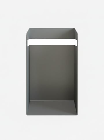 Smarto Metallico Tafelopslagelement grijs - (B)20 x (H)36 x (D)20 cm