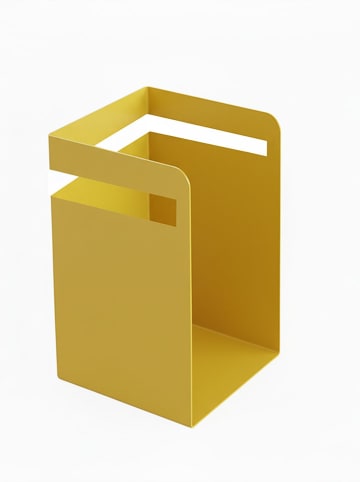 Smarto Metallico Tafelopslagelement geel - (B)20 x (H)36 x (D)20 cm