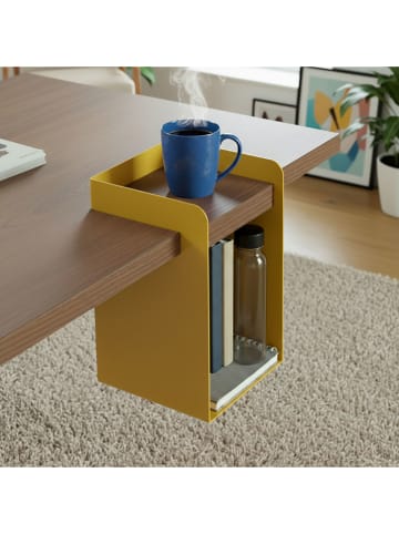 Smarto Metallico Tisch-Aufbewahrungselement in Gelb - (B)20 x (H)36 x (T)20 cm