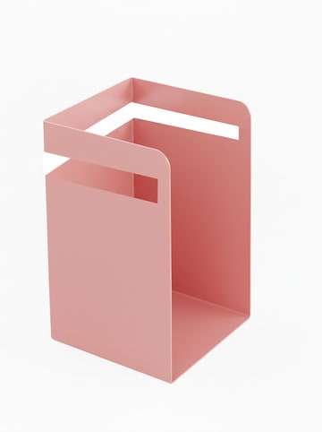 Smarto Metallico Tisch-Aufbewahrungselement in Rosa - (B)20 x (H)36 x (T)20 cm
