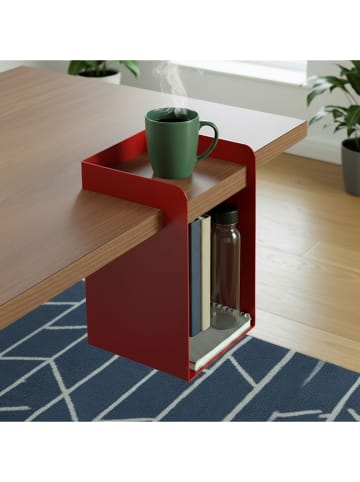 Smarto Metallico Tisch-Aufbewahrungselement in Rot - (B)20 x (H)36 x (T)20 cm