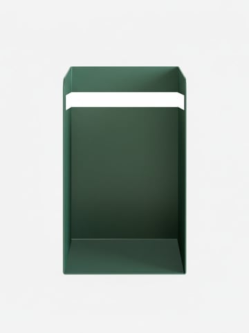 Smarto Metallico Tisch-Aufbewahrungselement in Grün - (B)20 x (H)36 x (T)20 cm