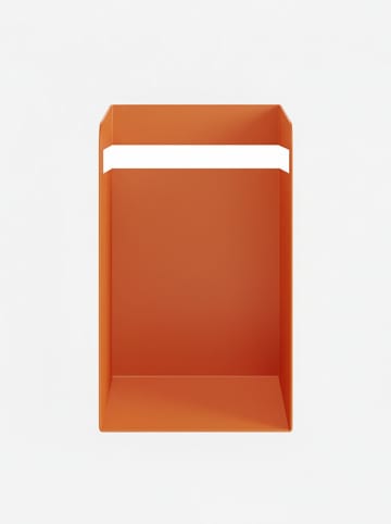 Smarto Metallico Półka stołowa w kolorze pomarańczowym - 20 x 36 x 20 cm