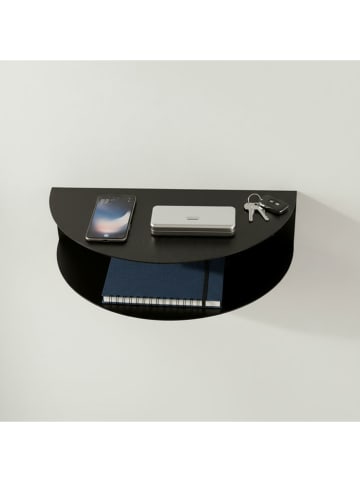 Smarto Metallico Wandmeubel zwart - (B)35 x (H)12 x (D)12 cm