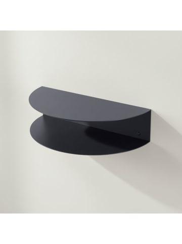 Smarto Metallico Regał ścienny w kolorze antracytowym - 35 x 12 x 12 cm