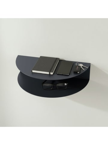 Smarto Metallico Wandregal in Anthrazit - (B)35 x (H)12 x (T)12 cm