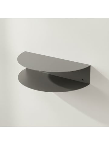 Smarto Metallico Wandmeubel grijs - (B)35 x (H)12 x (D)12 cm