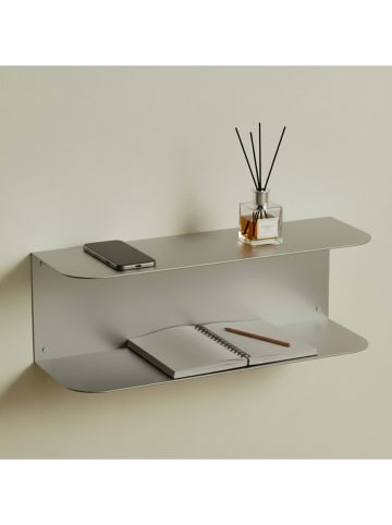 Smarto Metallico Wandmeubel grijs - (B)35 x (H)12 x (D)12 cm