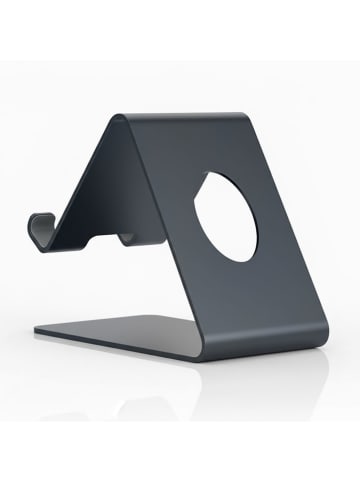 Smarto Metallico Handyhalter in Anthrazit - (B)6 x (H)12 x (T)10 cm