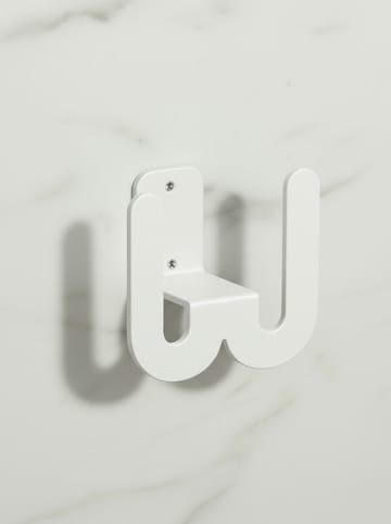 Smarto Metallico Uchwyt w kolorze białym na kapcie - 8 x 8 x 5 cm