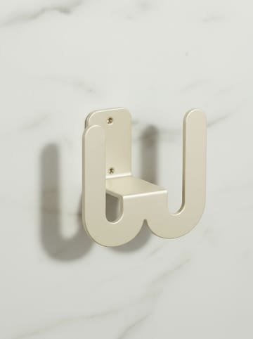 Smarto Metallico Pantoffelhouder crème - (B)8 x (H)8 x (D)5 cm