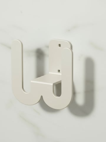 Smarto Metallico Uchwyt w kolorze kremowym na kapcie - 8 x 8 x 5 cm