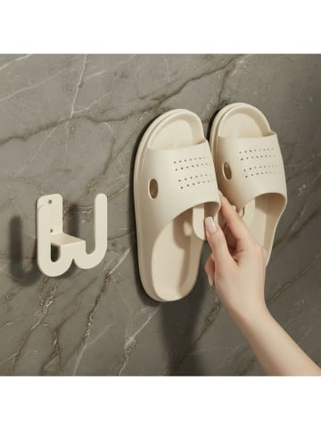 Smarto Metallico Hausschuhhalter in Creme - (B)8 x (H)8 x (T)5 cm