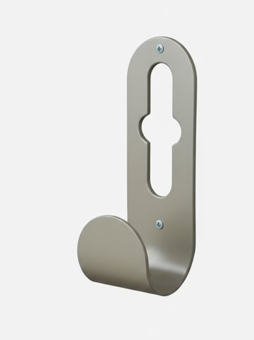 Smarto Metallico Schlauchhalter in Beige - (B)8 x (H)25 x (T)10 cm