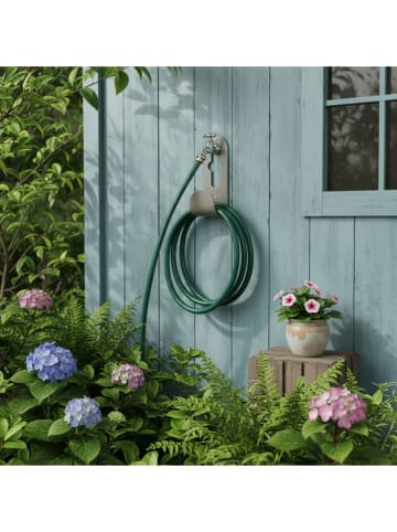 Smarto Metallico Slanghouder beige - (B)8 x (H)25 x (D)10 cm